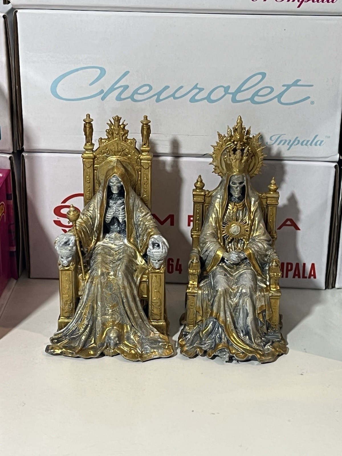 1:24 Santa Muerte Holy Religious Figurine Statues