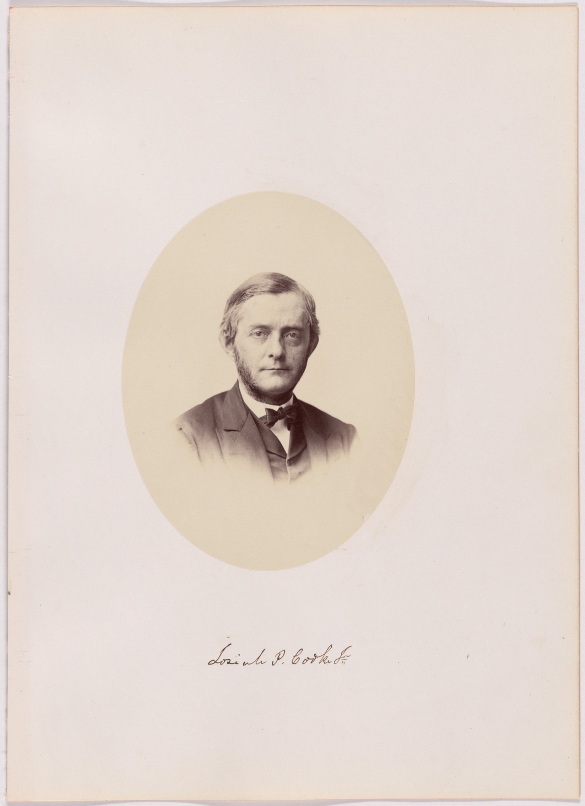 Josiah Parsons Cooke Jr. 1860s Vintage Scholar Portrait Photo Reprint