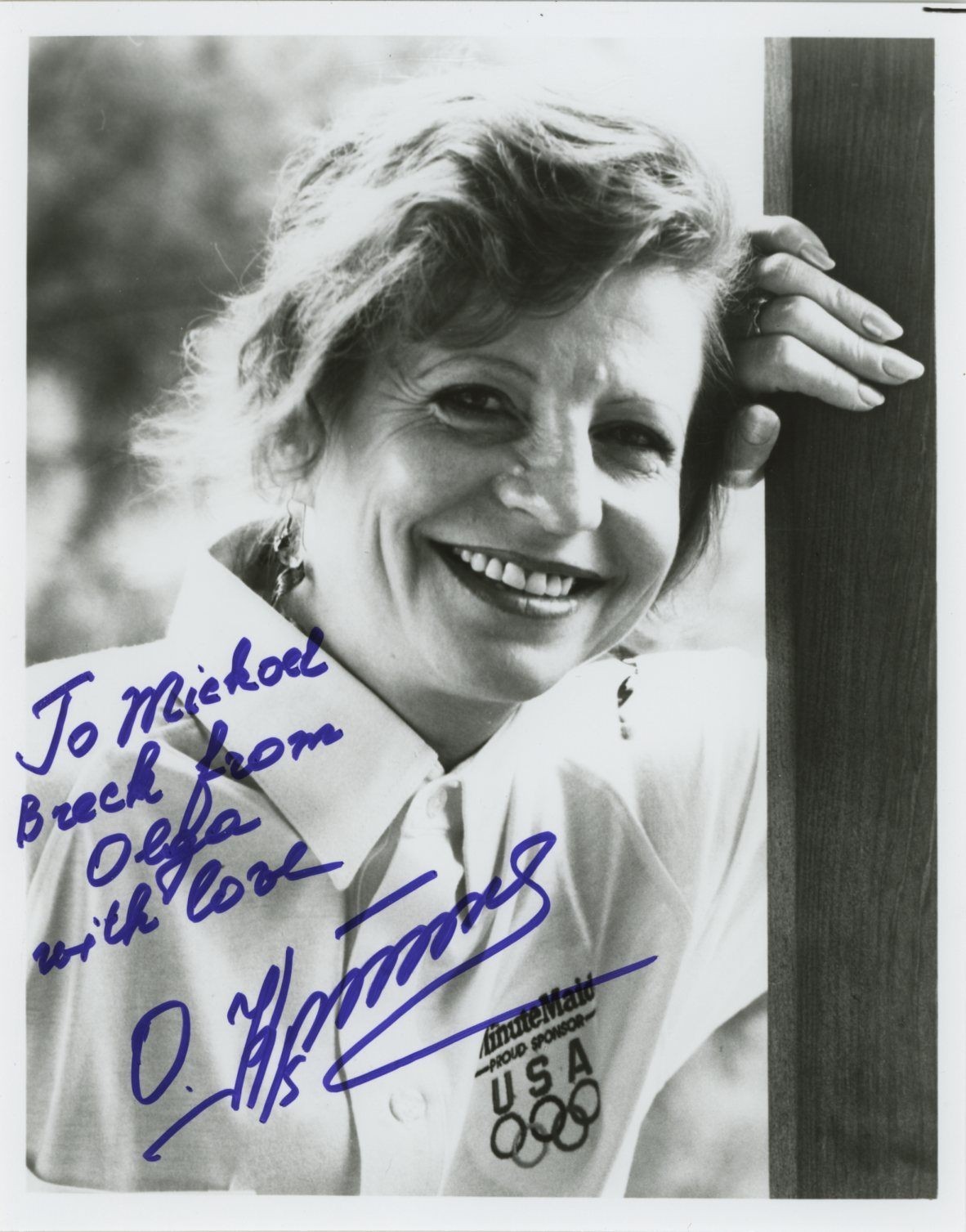 Olga Korbut- Signed Photograph