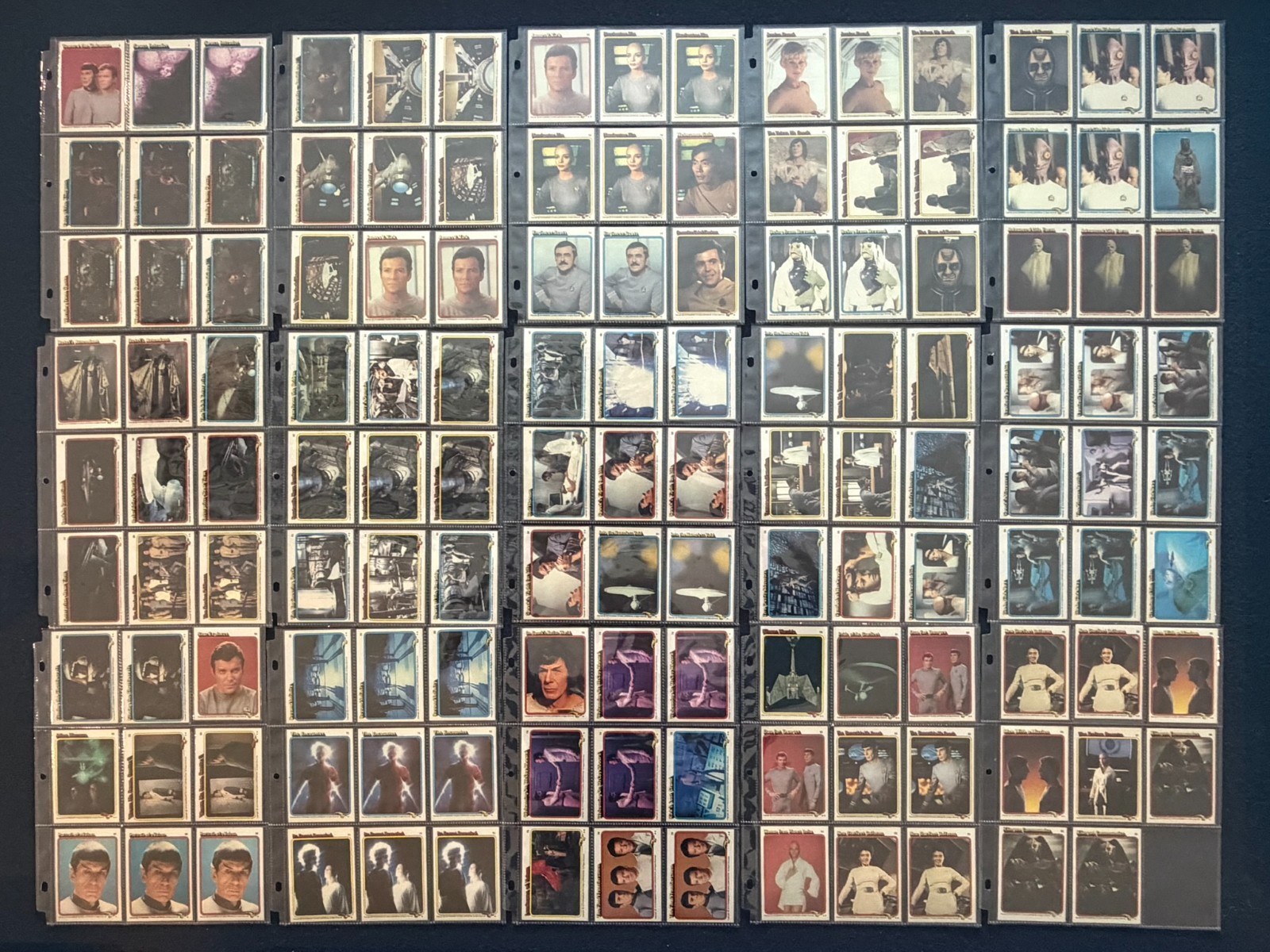 1979 Topps Star Trek TC Lot Complete Set 308 Cards 30 Stickers - Estate Find