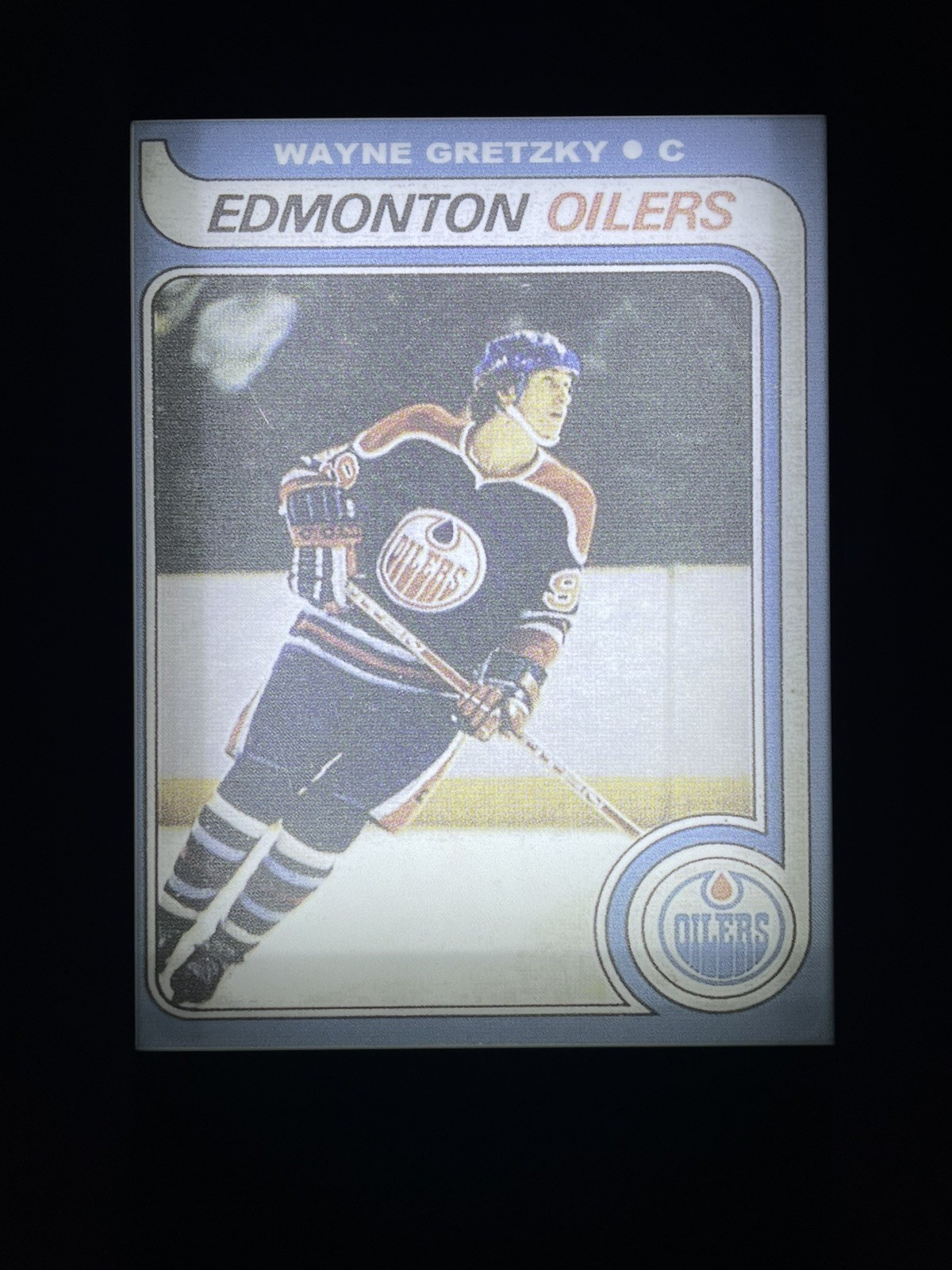 Wayne Gretzky 1979-80 RC Lightbox