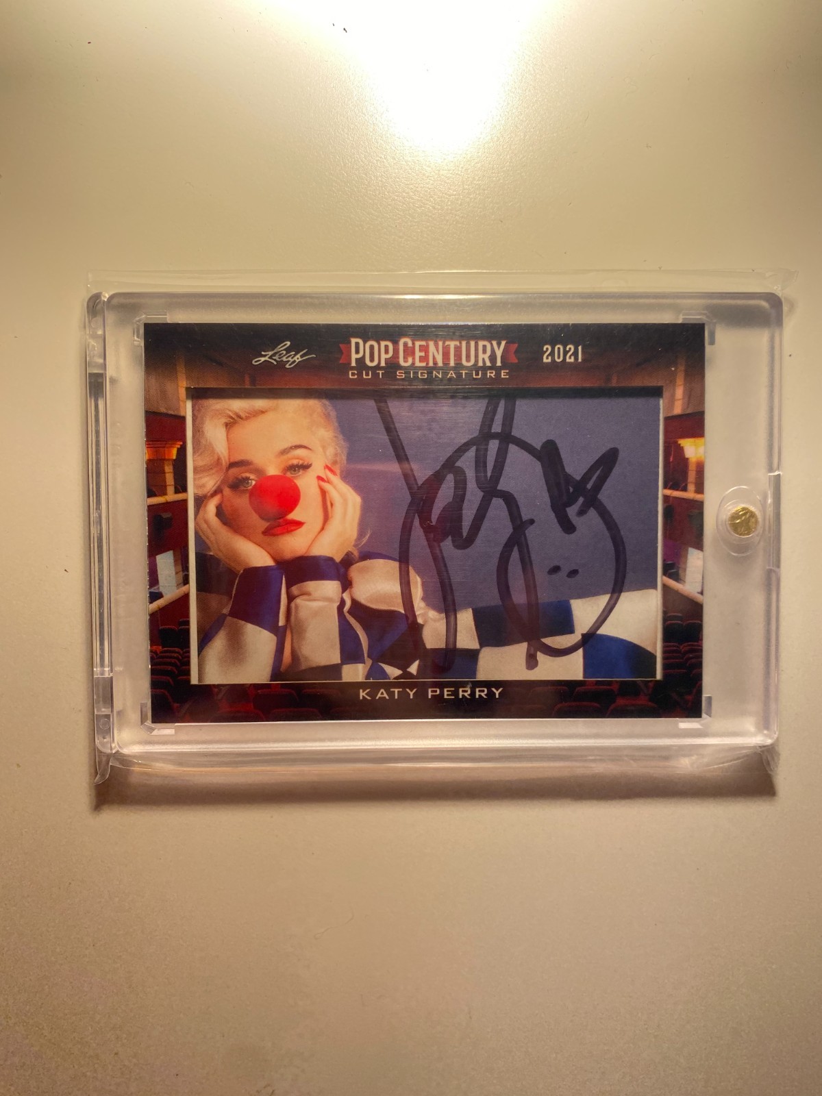 2021 Leaf Pop Century Cut Signature Katy Perry Auto