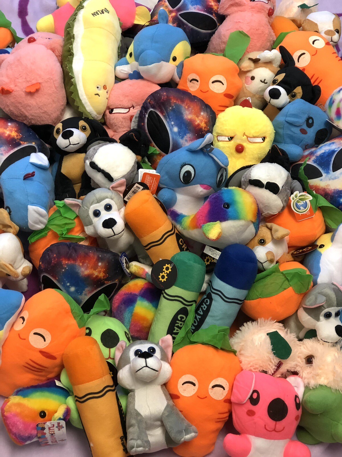 Crane Claw Generic Plush Mix 110 Pieces Small 20% Pokémon Cards