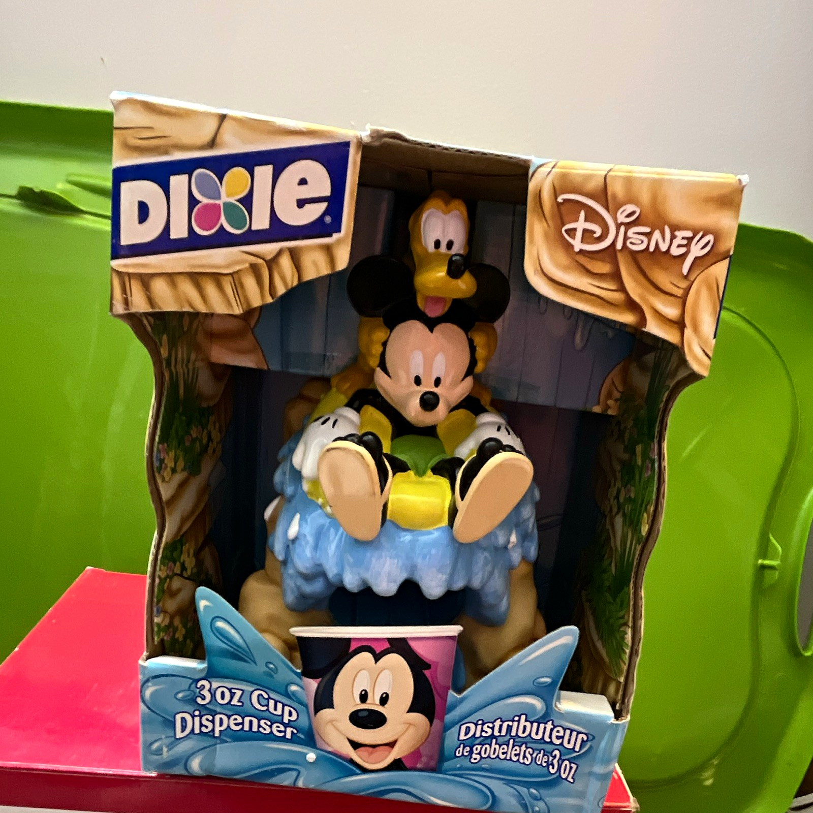 Dixie Disney 3 oz Cup Dispenser Mickey Mouse & Friends Villaware Boxed