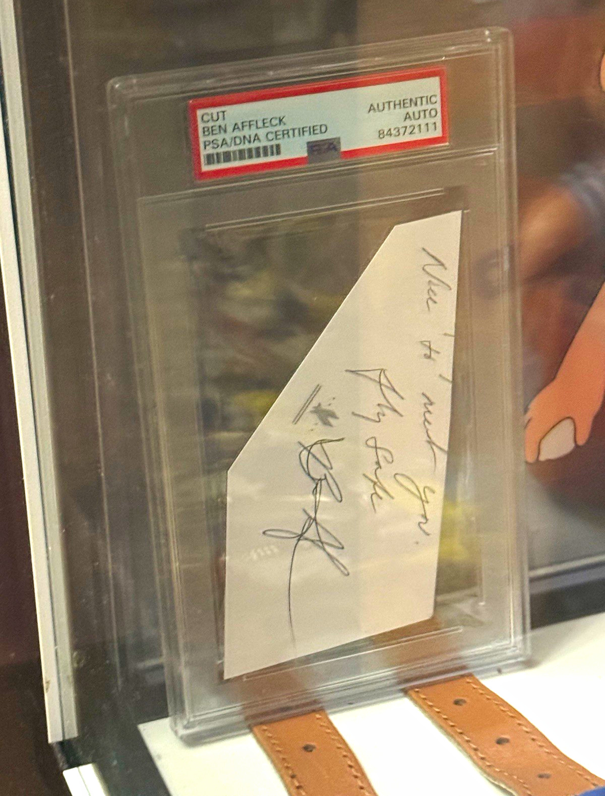Ben Affleck Signed Original Cut Autograph PSA/DNA Certified Authentic TV Movies