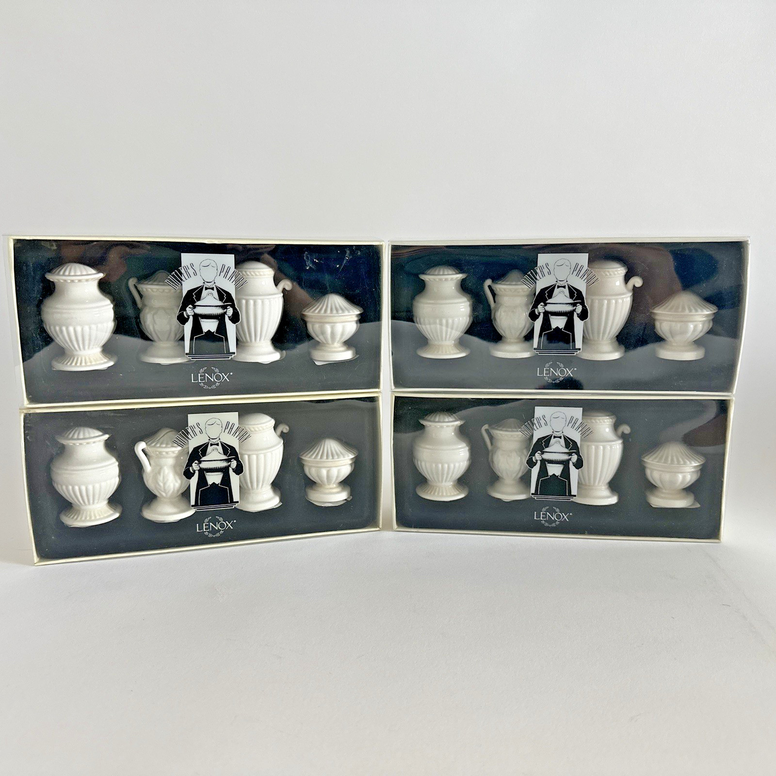Vintage Lenox Butler's Pantry Place Card Holders Set 16 Discontinued Elegant