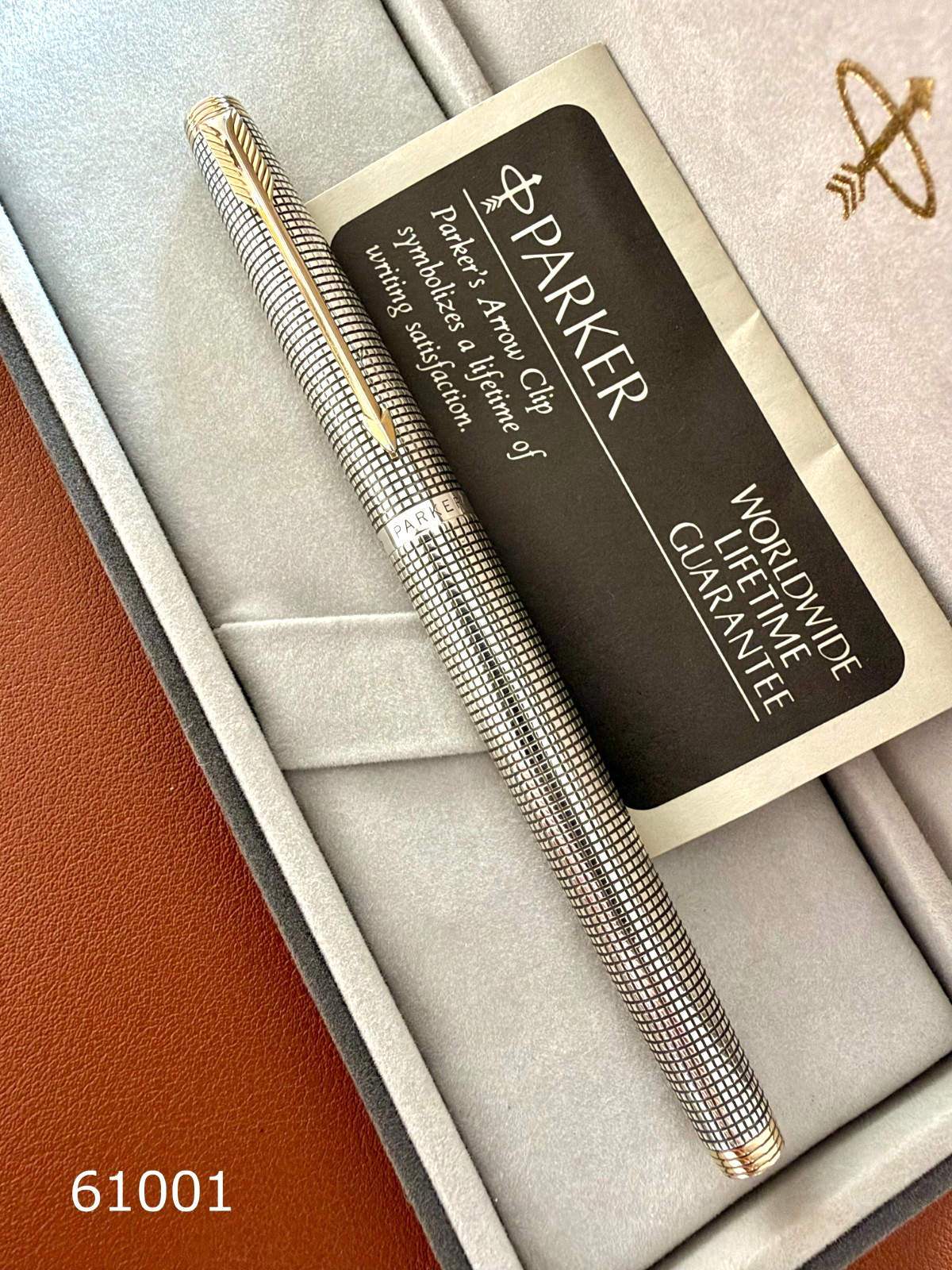 Vintage PARKER 75 Sterling Silver Fountain Pen - 63（Extra Fine） Nib Perfection