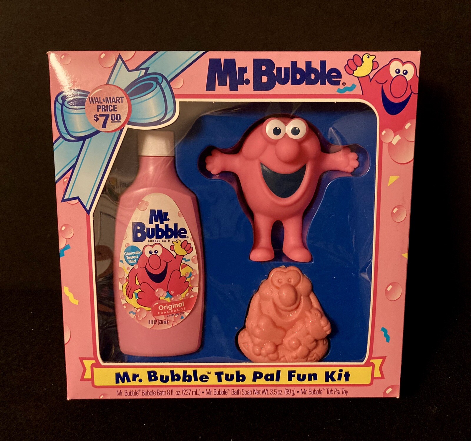 Mr Bubble Tub Pal Fun Kit - Complete 1997. W/ Squeeze Toy