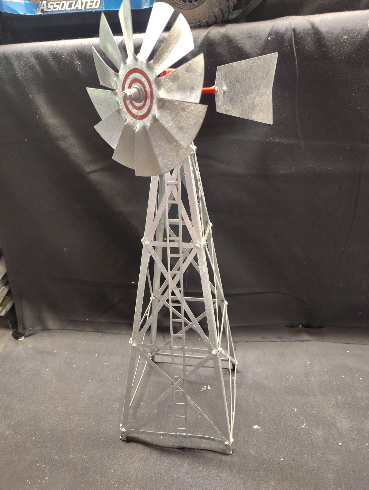 Vintage Windmill Salesman Sample Galvanized Steel 16.75