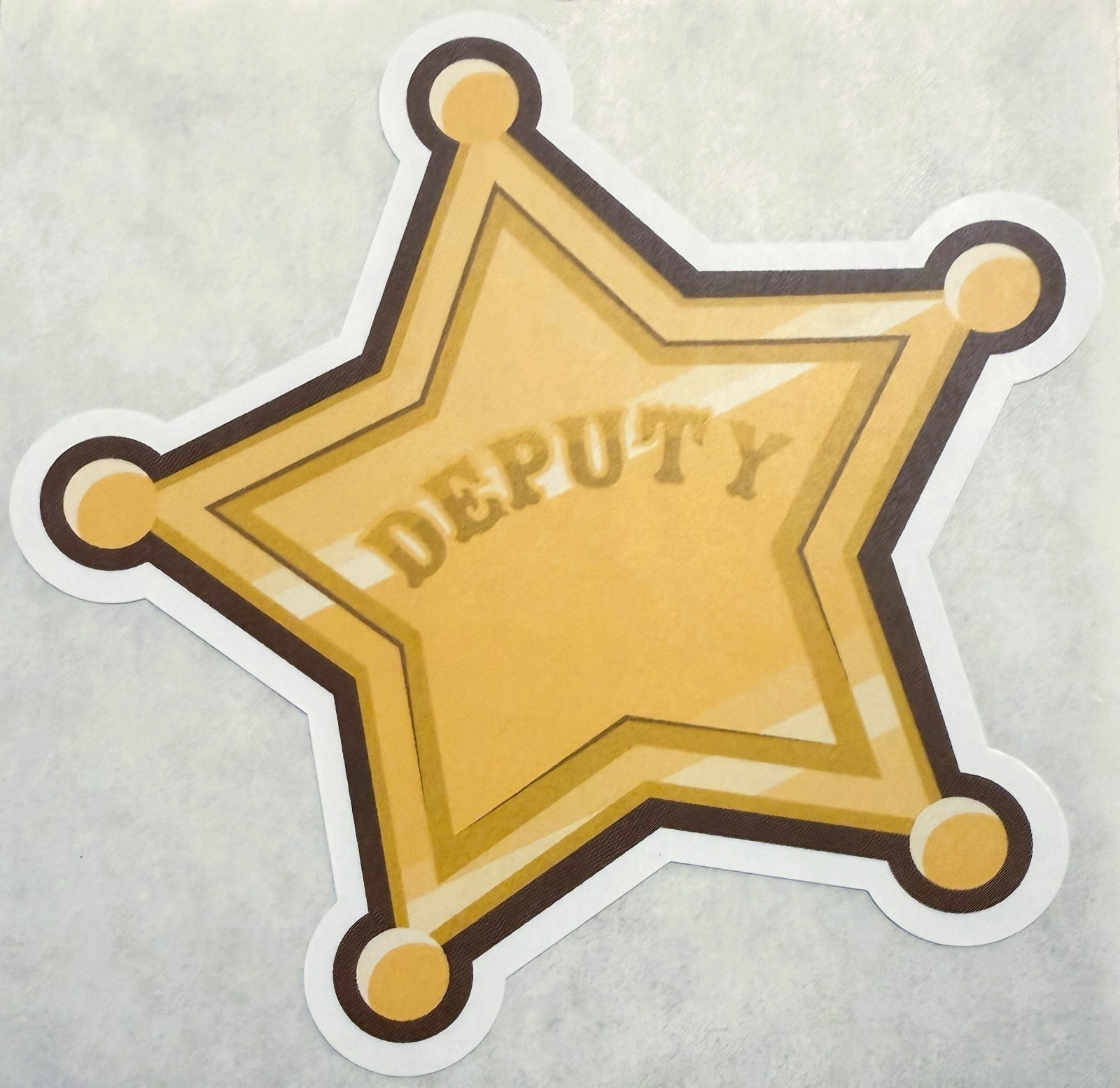 Jessie Deputy Badge Sticker Toy Story 5 Pixar Disney World Magic Kingdom 2026