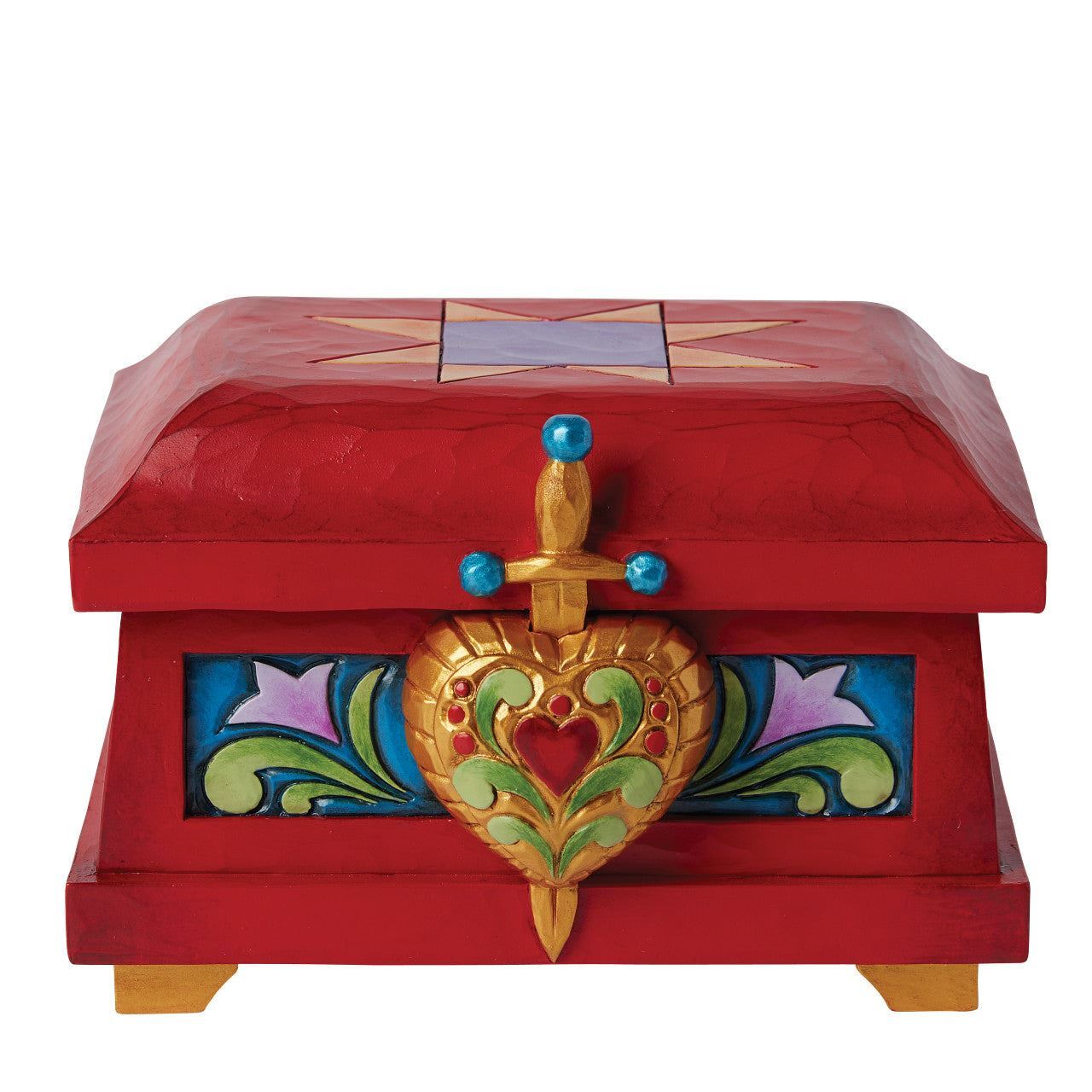 Jim Shore Disney Traditions Snow White Evil Queen\'s Heart Trinket Box 6015024