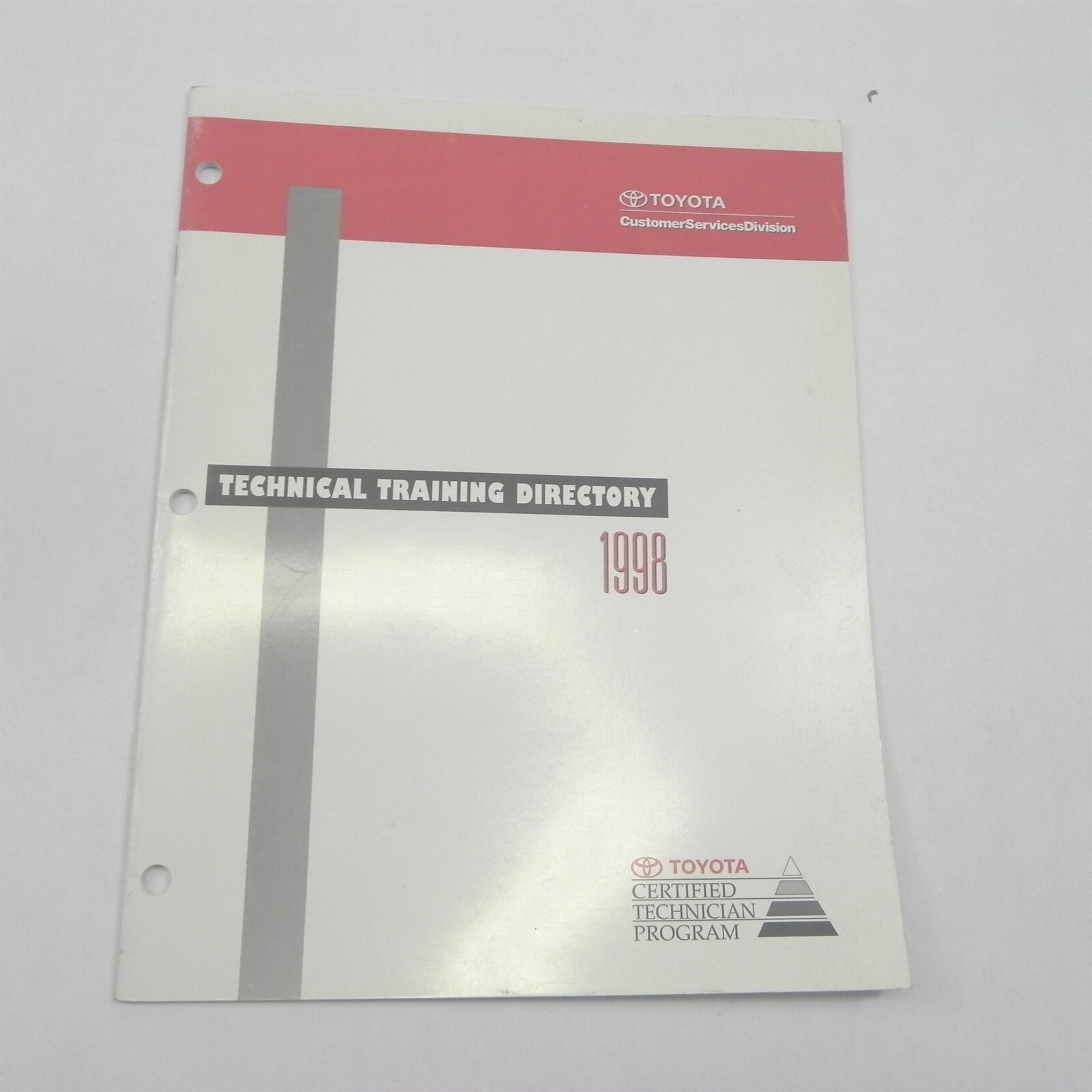 VINTAGE 1999 TOYOTA TRAINING DIRECTORY SERVICE GUIDE BOOK CLASSES ASE
