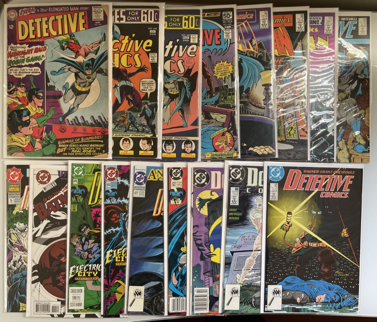 lot of 17 Detective Comics DC Mixed lot