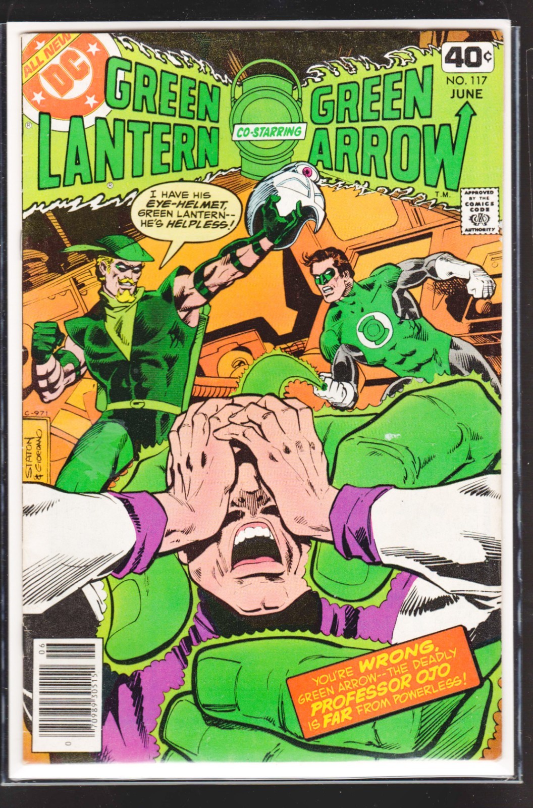 GREEN LANTERN/ARROW #117 NM 9.0/9.2 1978 BRONZE AGE SPACE TEAM-UP