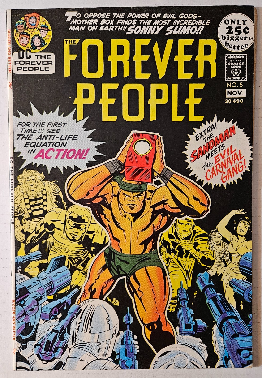 Forever People #5, DC Comics, 1971.  VF-.
