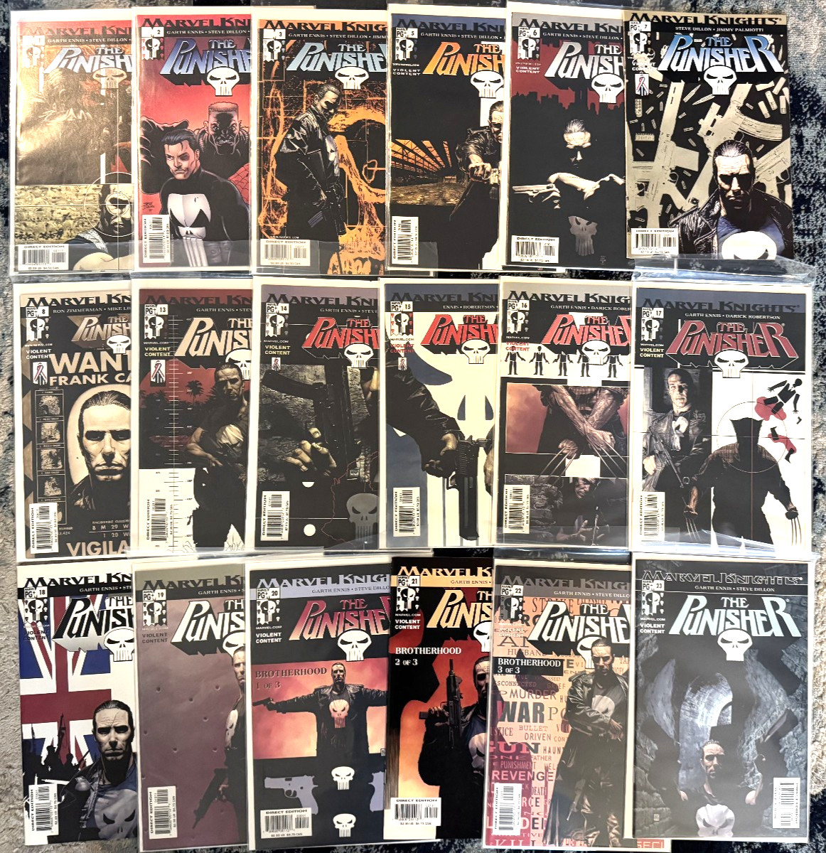 The Punisher Vol 4 #1 - 37 Near Complete Set VF/NM 2001 - 2004 Marvel Comics