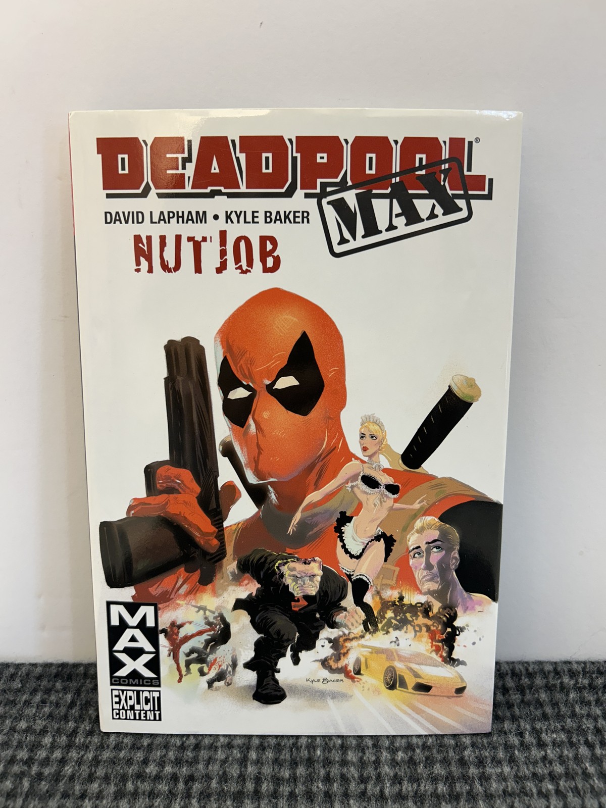 Deadpool Max Nutjob Hardcover Marvel Max Comics David Lapham Kyle Baker HC