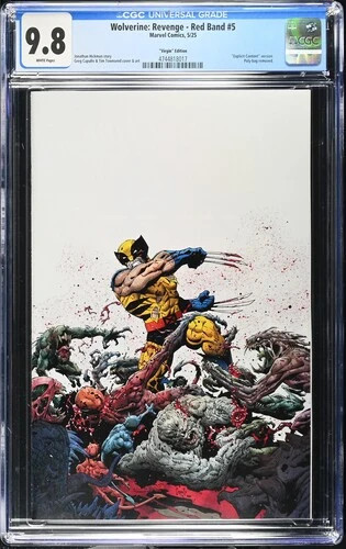 Wolverine: Revenge - Red Band #5 (2025) 1:100 Virgin Edition CGC 9.8
