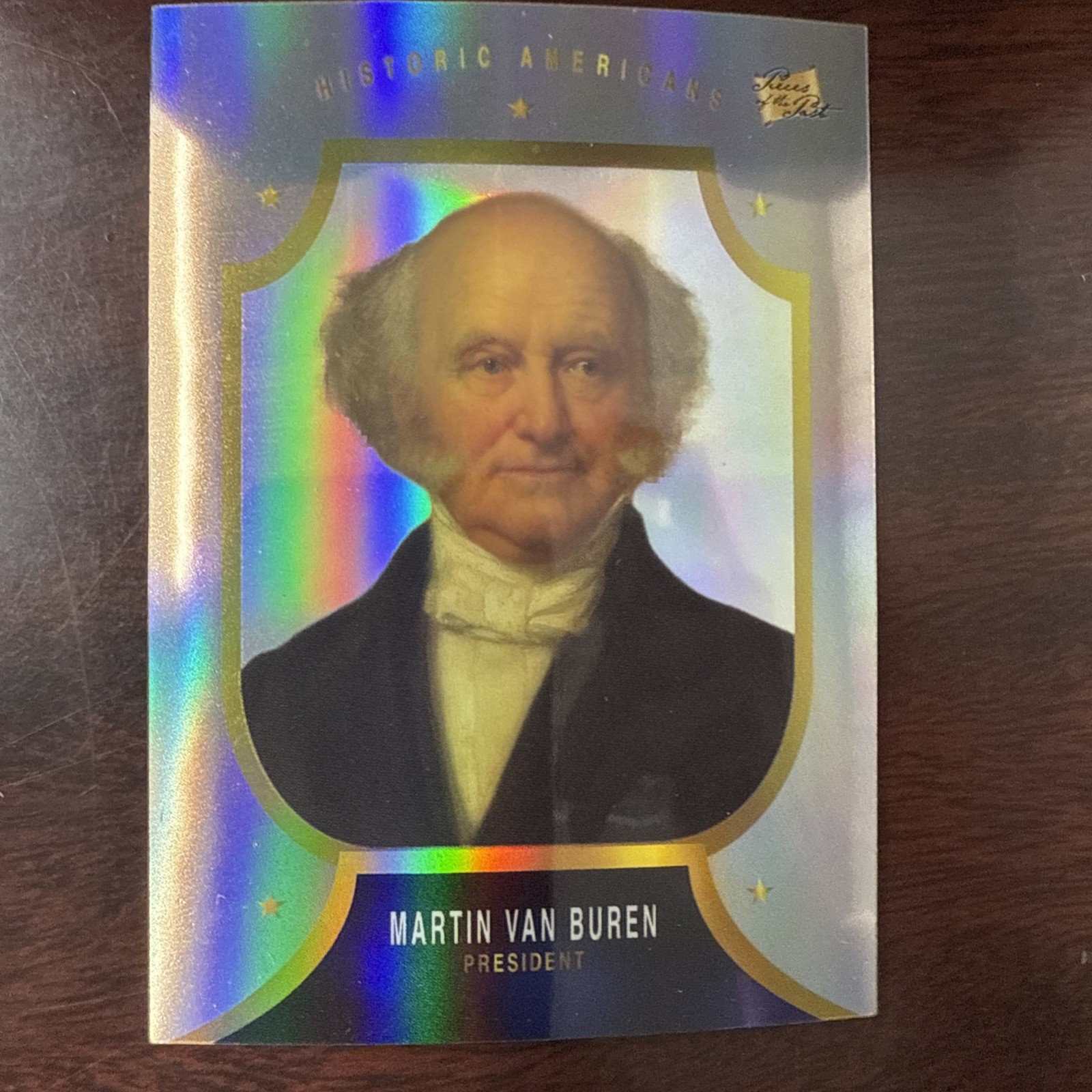 Martin Van Buren 2023 Pieces of the Past Premium Edition Historical Figure Card