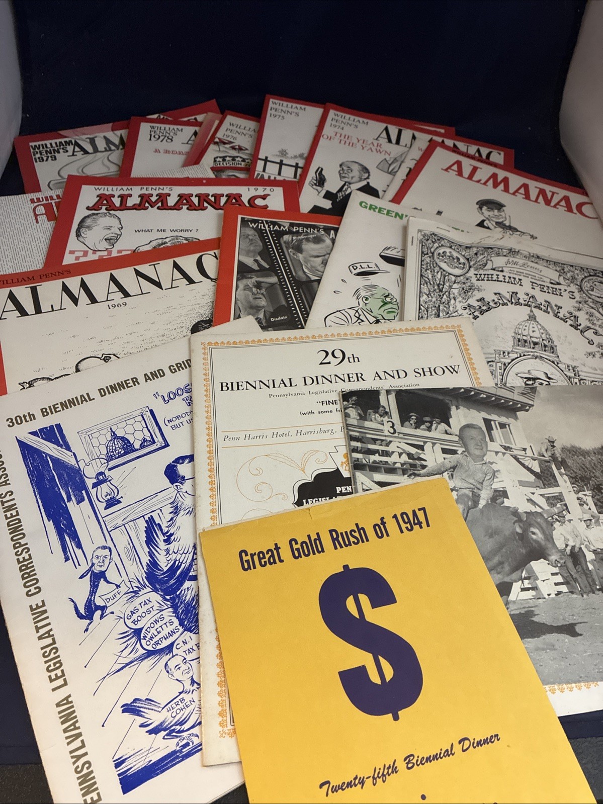 Big Lot: Pennsylvania Capitol Press Corps  1947-1979 Gridiron Dinner Harrisburg