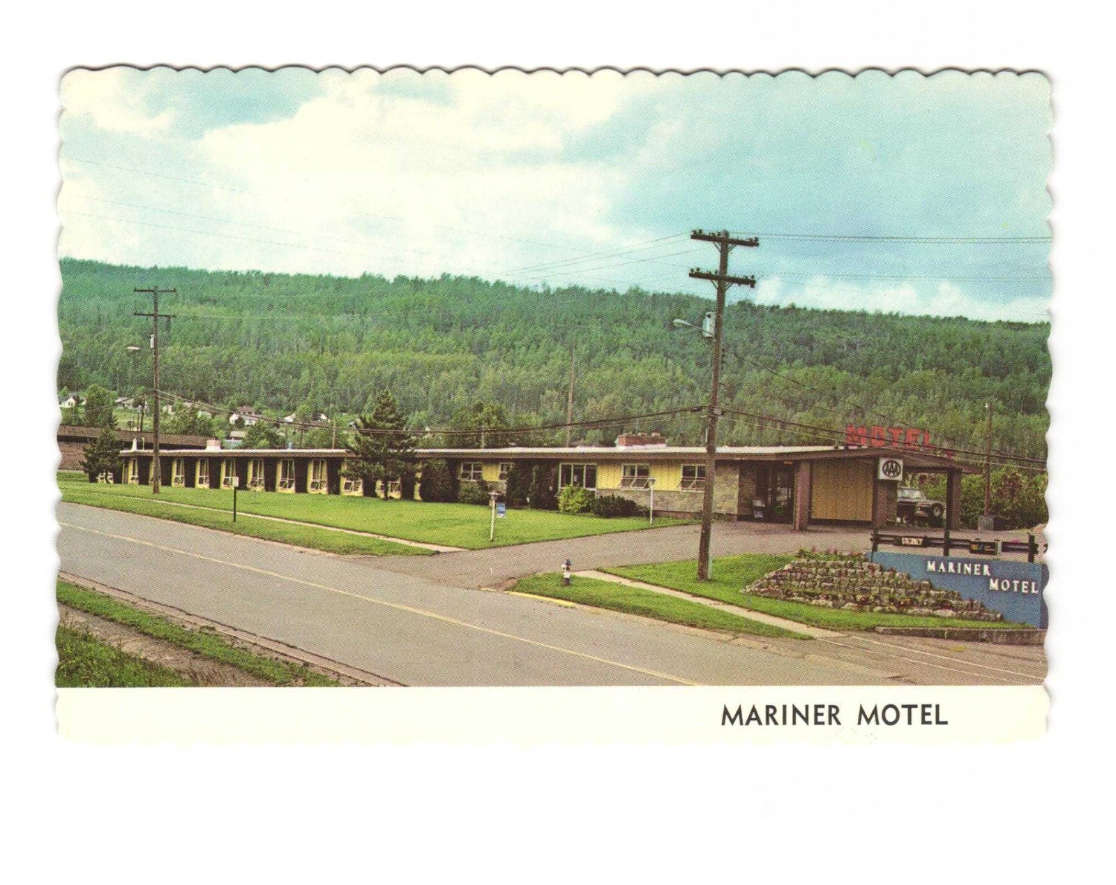 Mariner Motel Silver Bay MN vintage postcard unposted