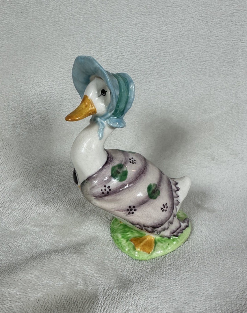 Vtg Beatrix Potter Figurine Vtg 1948 Jemima Puddleduck. F. Warne & Co. ExC