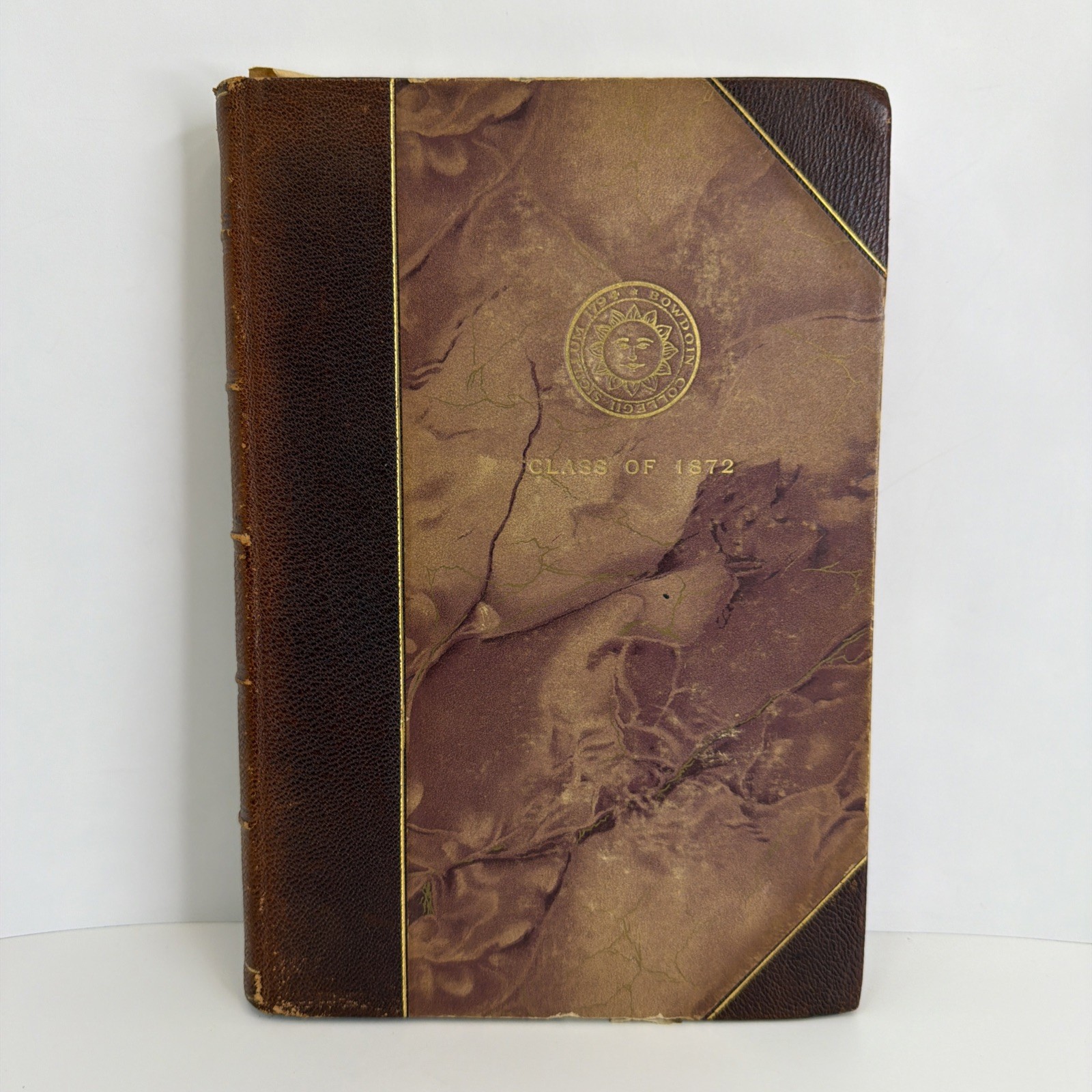 1872 Bowdoin College Yearbook Year Book Historical Rare Class Of 1872