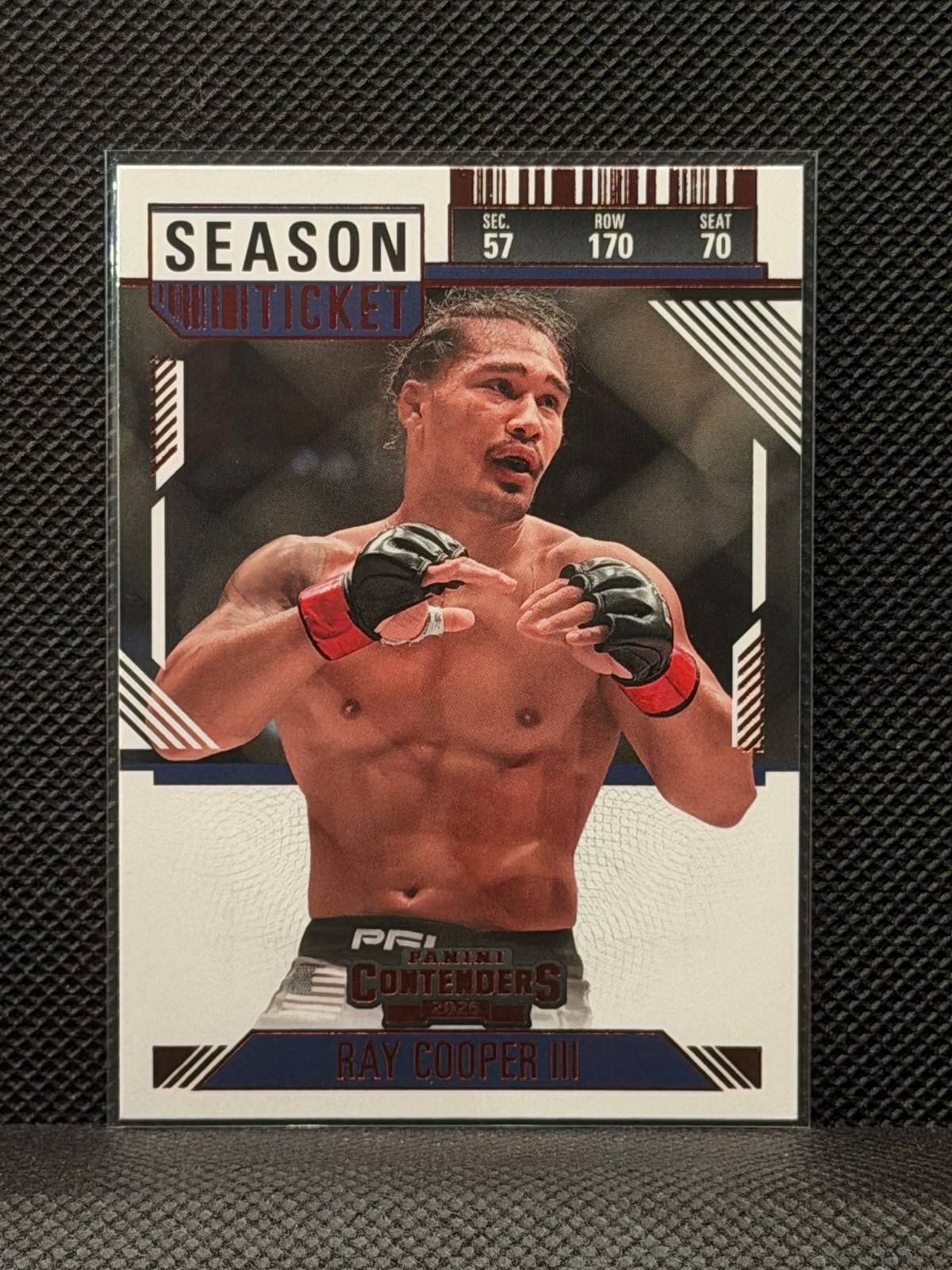 2025 Panini Contenders PFL - Ray Cooper III #45 Bronze Foil