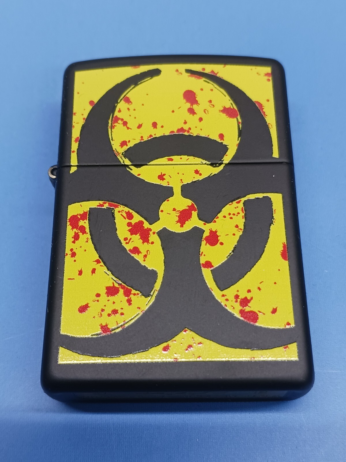Zippo 24330 Hazardous Biohazard Black Matte