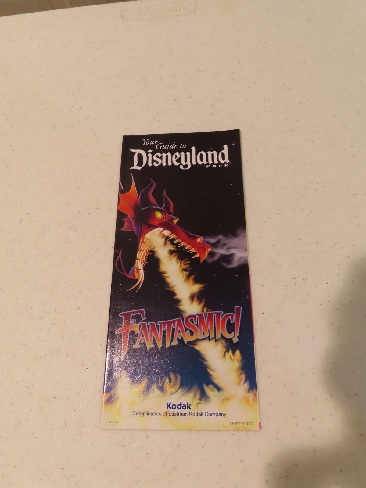 2010 Disneyland Summer Map featuring Fantasmic