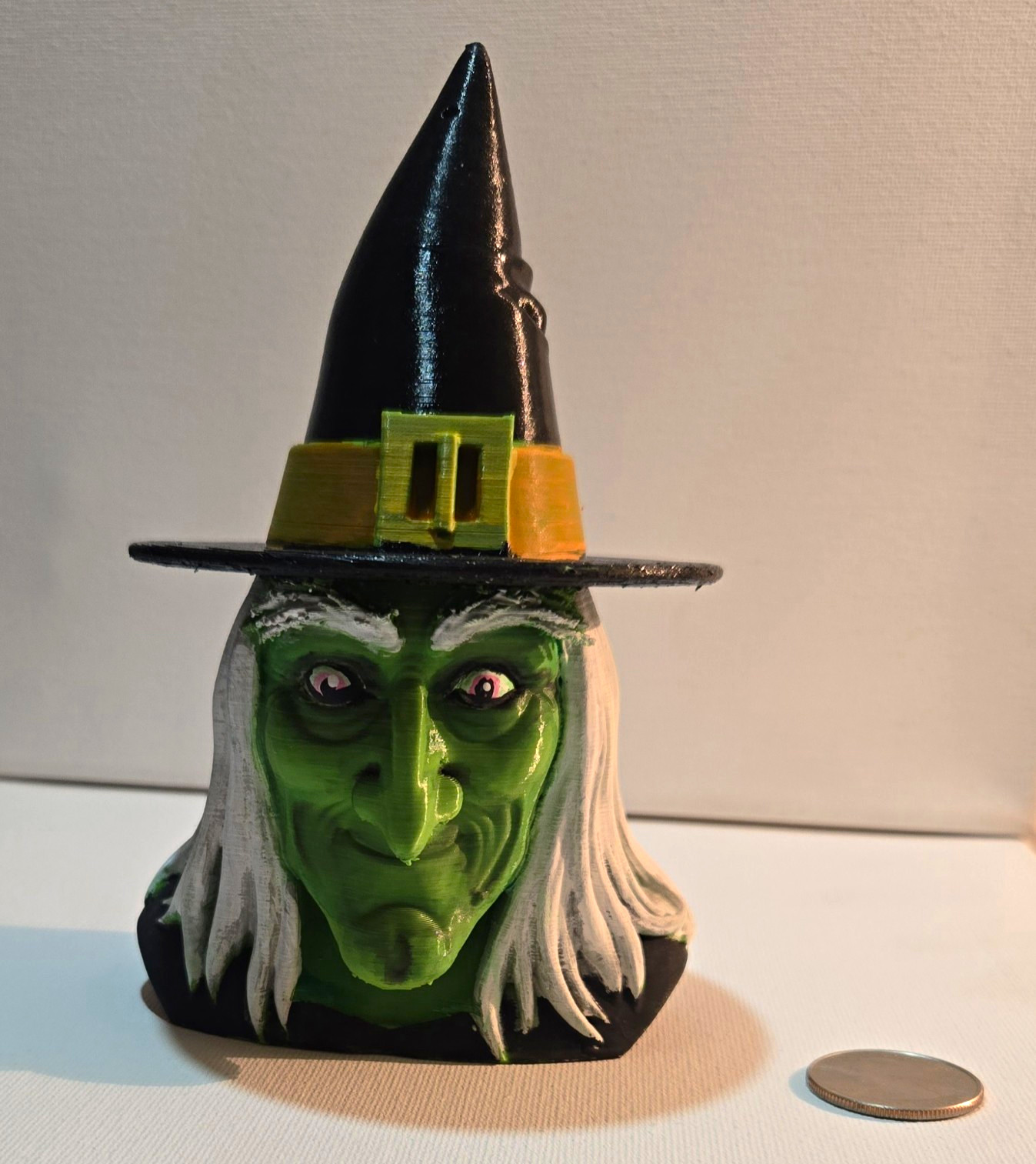 3D printed vintage Halloween decoration Witch