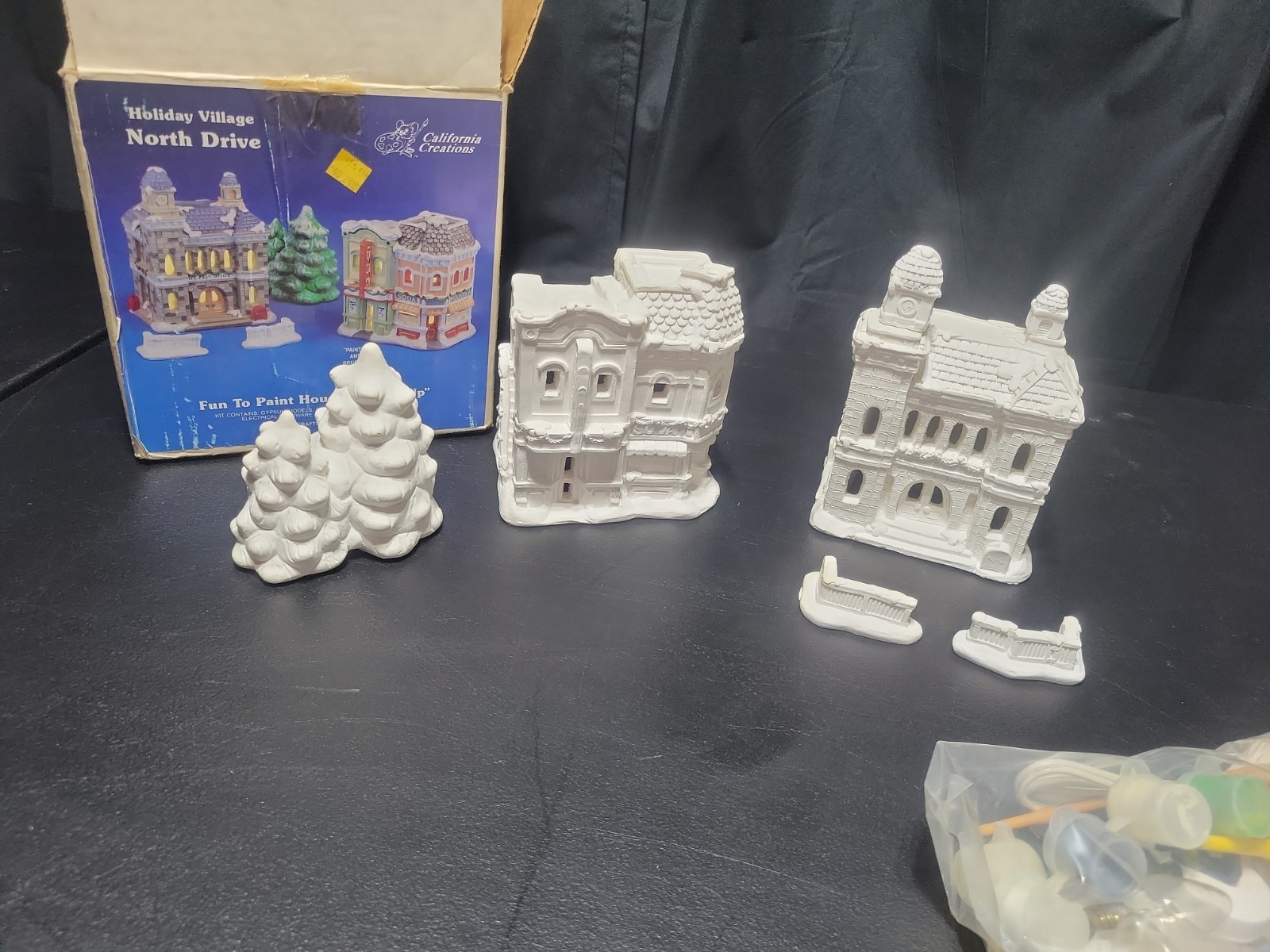 Vintage New California Creations Christmas Holiday Village  Chestnut Ave NOS 