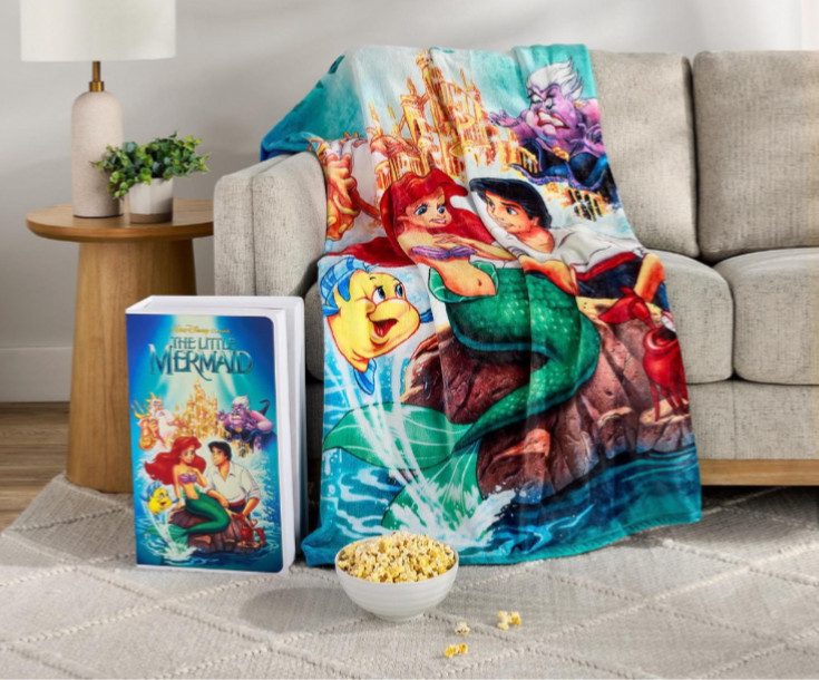 Set of 3 Disney Classic VHS Boxed Silk Touch Throw 50