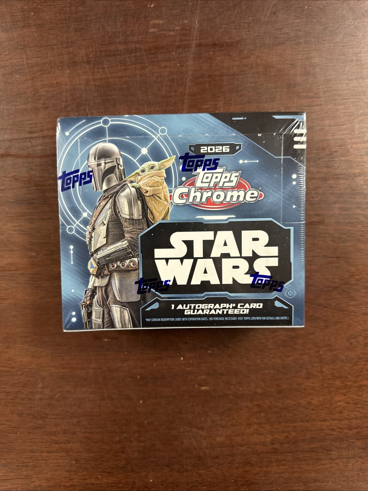 2026 TOPPS CHROME STAR WARS HOBBY BOX -  FACTORY SEALED / BRAND NEW IN HAND