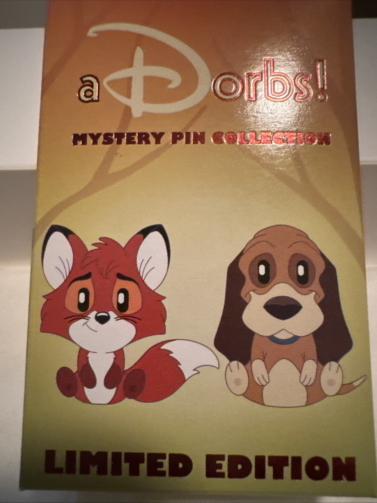 ✅Disney WDI MOG Glendale aDorbs Fox and the Hound 45th 1 Mystery Box