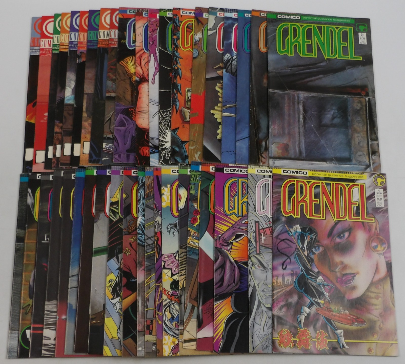 Grendel Vol. 2 #1-40 FN/VF/NM complete series - Matt Wagner - Comico Comics 1986