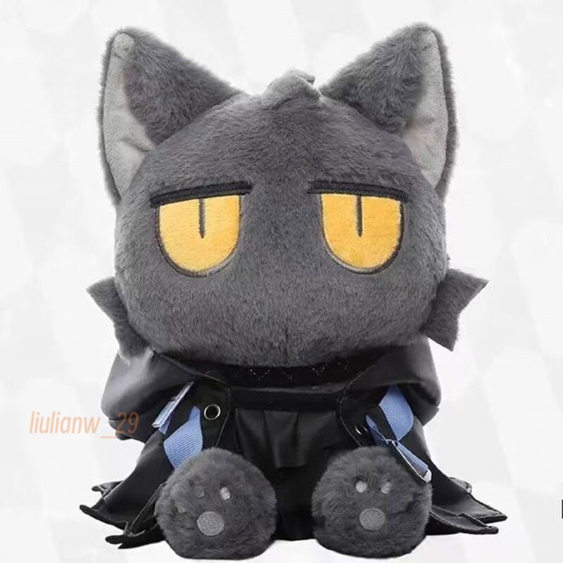 Arknights PHANTOM Cat 20cm Plush Doll PP Cotton Pillow Stuffed Toy Gift New