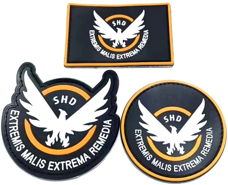 UBISOFT Tom Clancy's The Division 2: SHD Agent Patches Set of 3 - NEW & RARE