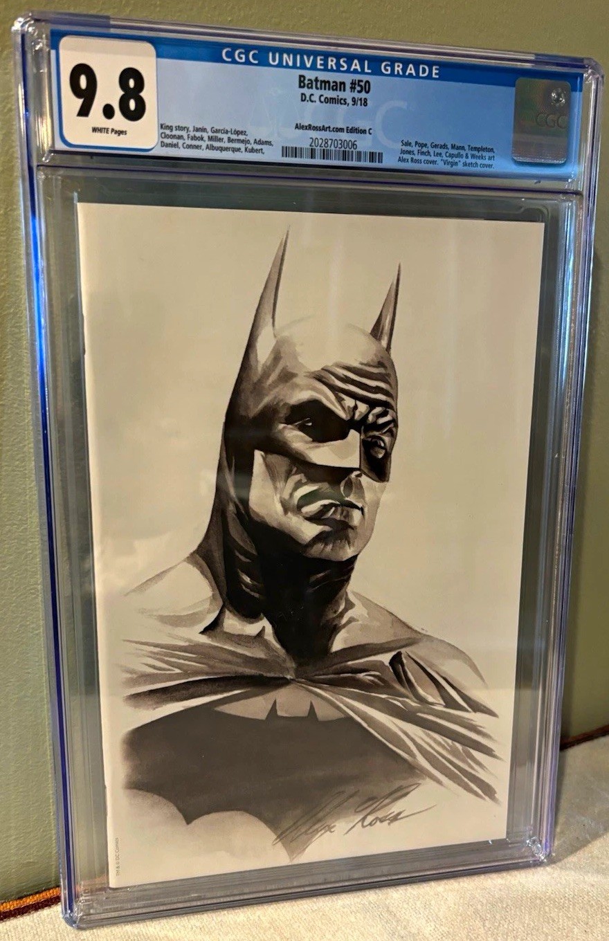 DC Batman #50 Alex Ross Variant Cover CGC 9.8 DC Universe