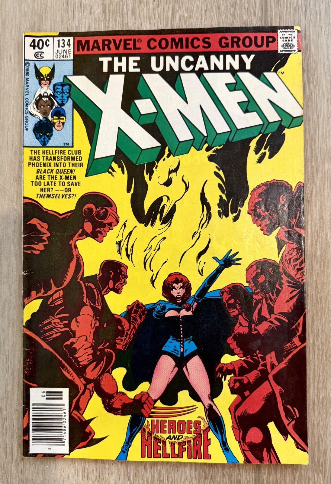 Uncanny X-Men #134 (Marvel 1980) - F/VF - 1st dark Phoenix - Newsstand