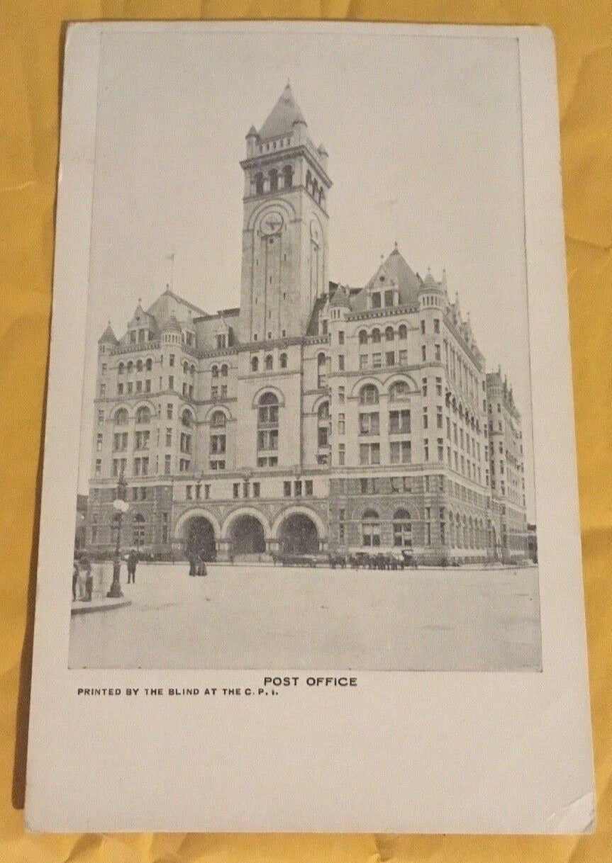 PRIVATE MAILING CARD POSTCARD POST OFFICE UNPOSTED