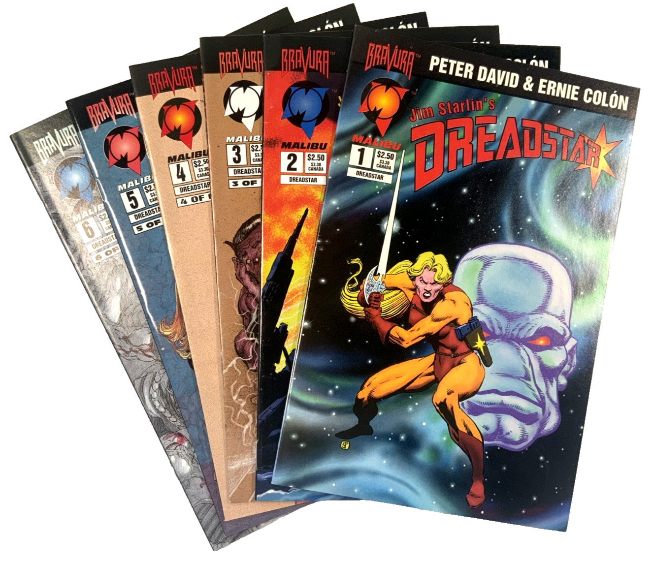 Malibu JIM STARLIN'S DREADSTAR #1-6 Complete (VF/NM to NM) Ships FREE
