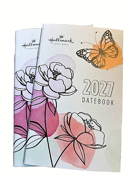 Set of 2 Hallmark 2027 14 Month Datebook Planner Write & Remember Important Info