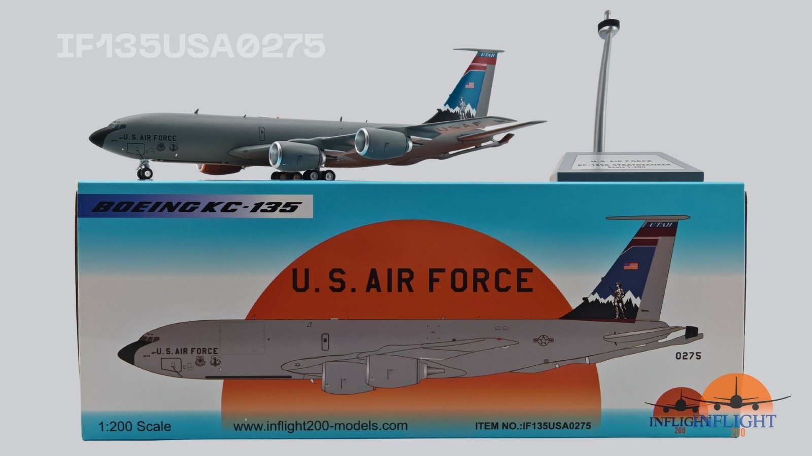 Inflight IF135USA0275 USAF Boeing KC-135R 191 ARS 61-0275 Diecast 1/200 Model