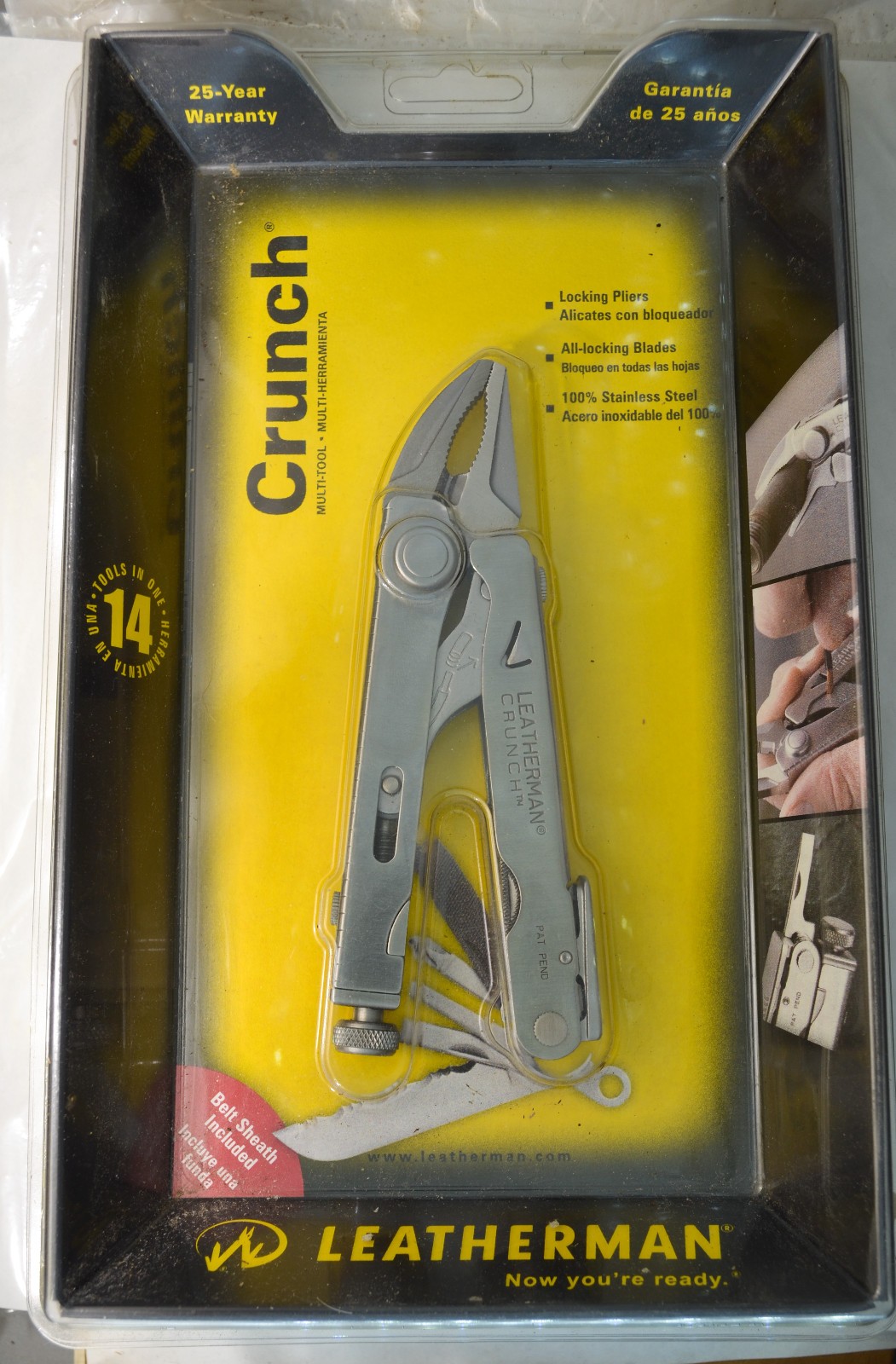 Leatherman Crunch- retired, rare, new unopened NIP w nylon sheath  #1066