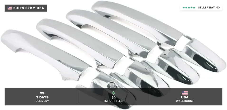 SEGADEN Chrome Door Handle Cover Trims Compatible with HONDA Civic 2006-2011 XG2