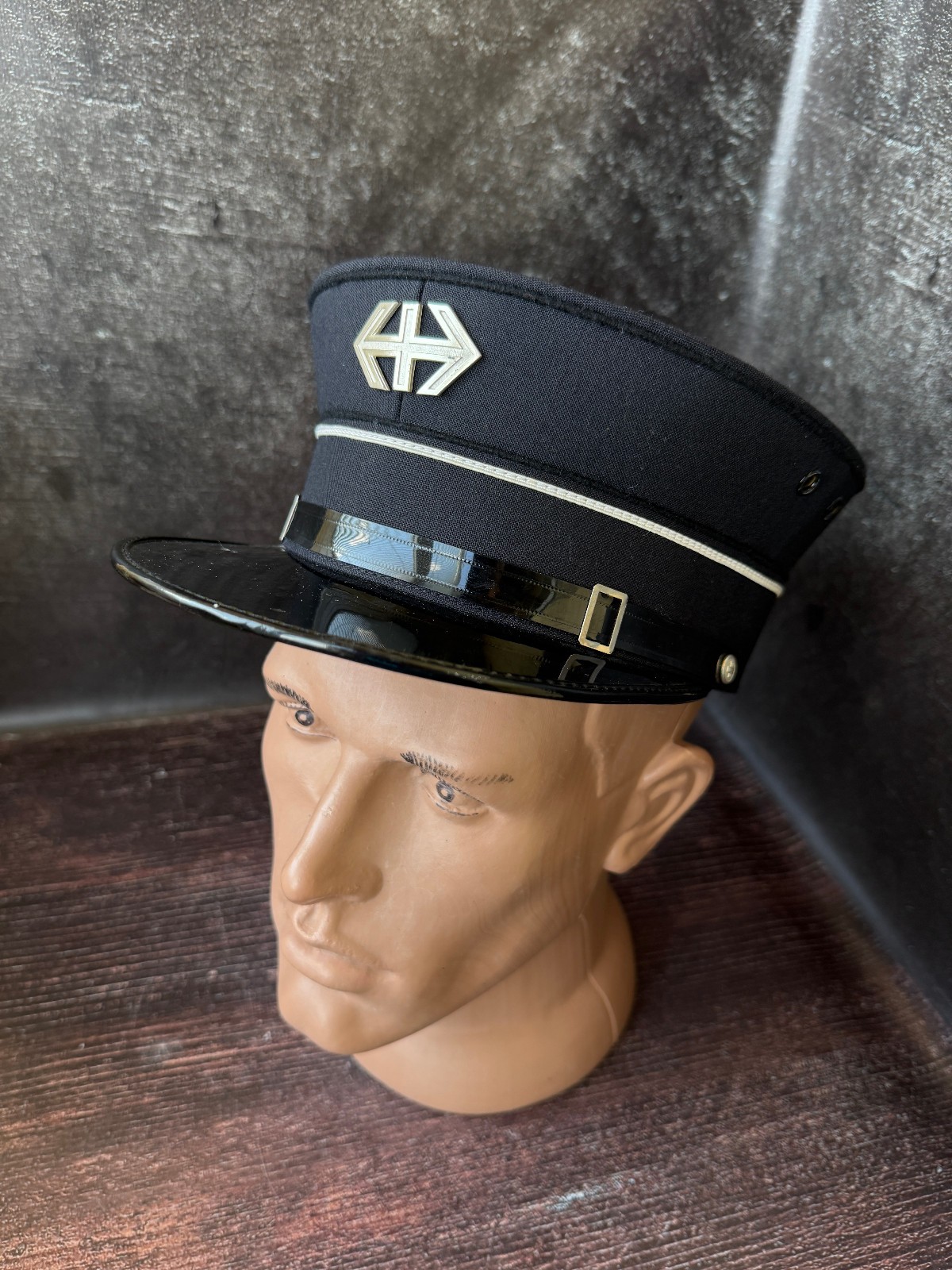 Vintage SBB Railway Conductor Uniform Cap Hat