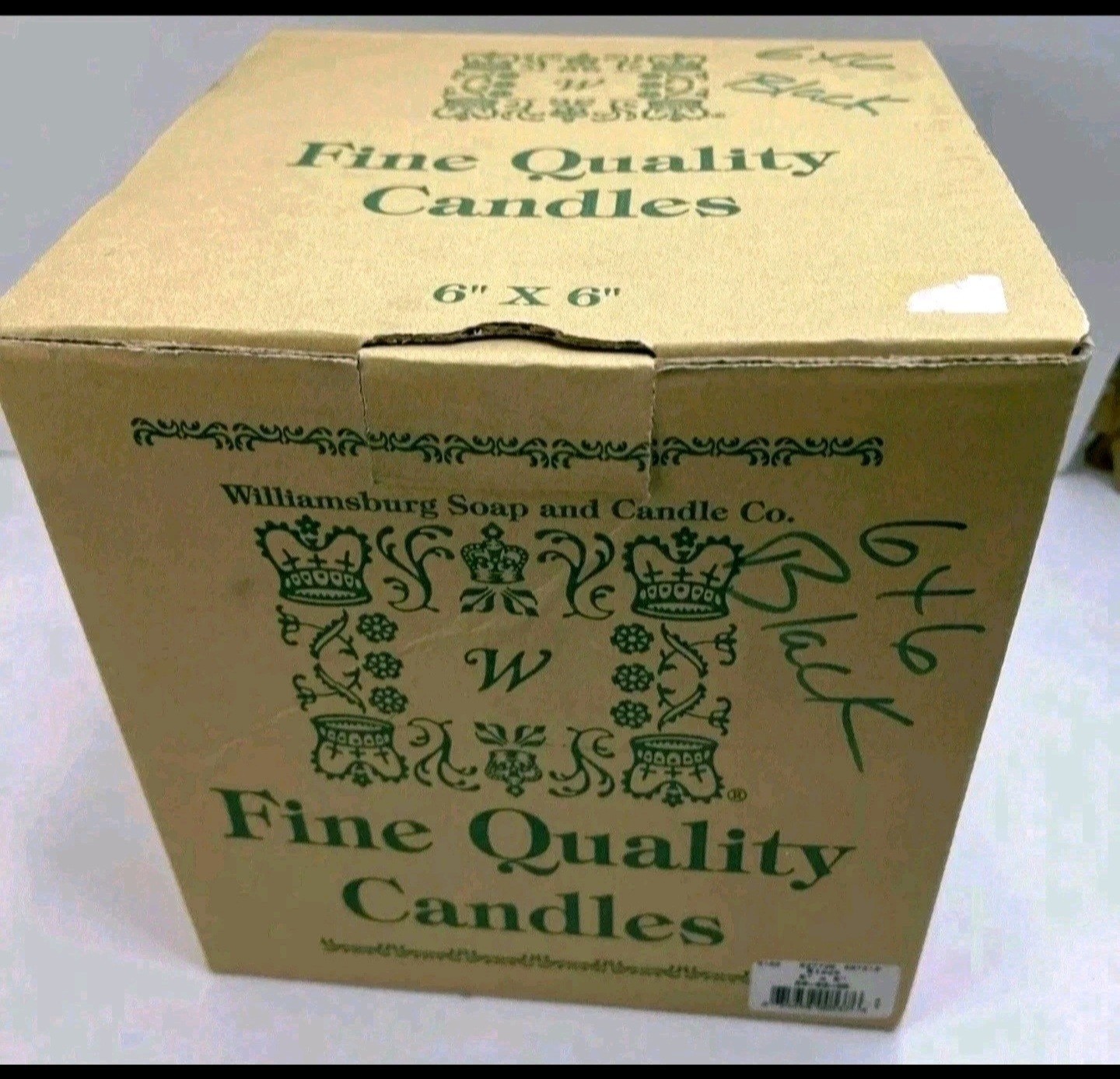 Black 3 Wick Candle Large 6