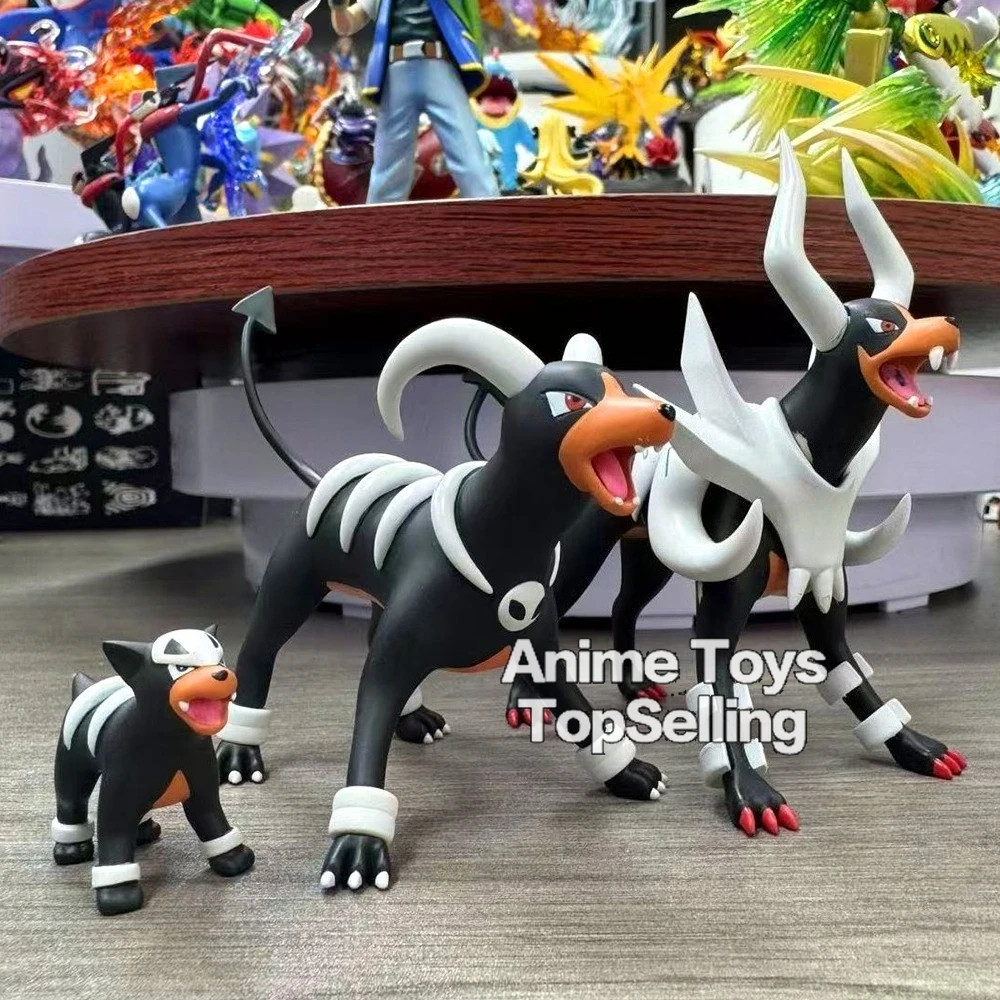Pokemon Houndoom Figure Evolution Anime PVC Action Collectible Model Toy