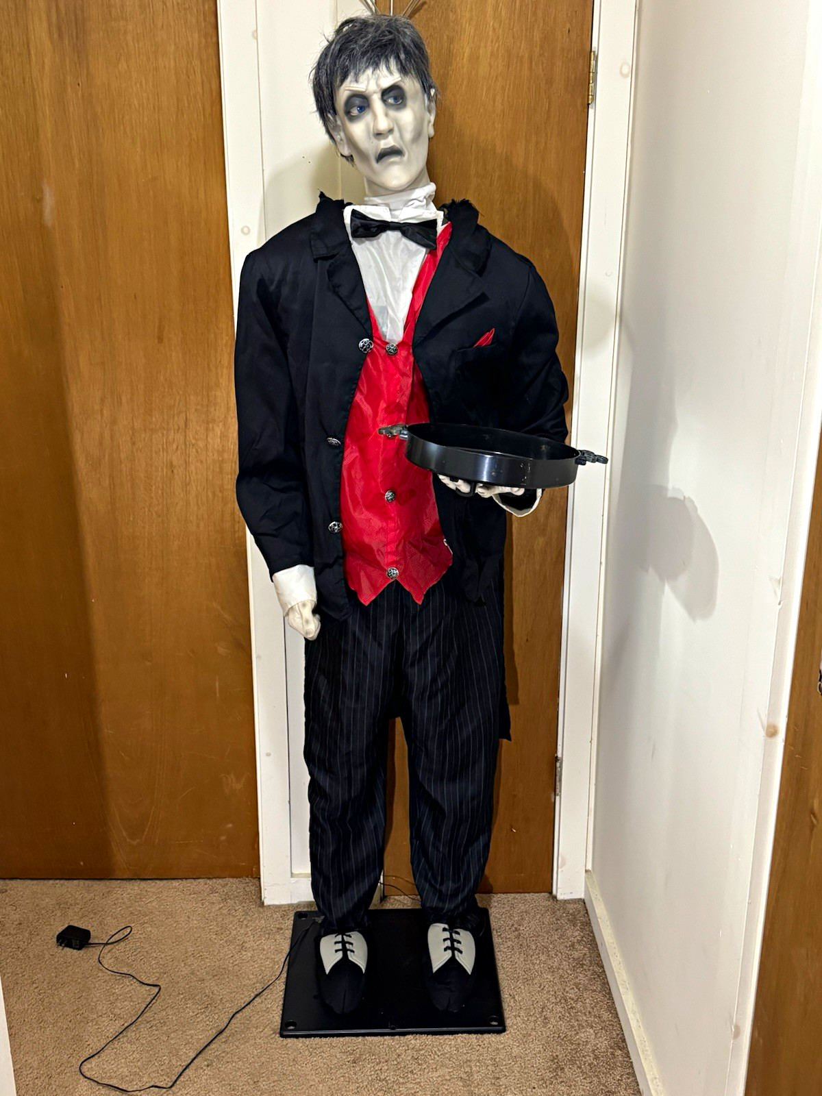 Gemmy Halloween Animated Life Size Horace The Butler Restored Working Rare HTF